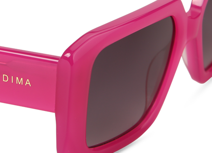 Eydology Ember Rose Frame Grey Gradient Lens Sunglasses 4