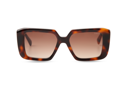 Eydology Ember Tortoise Frame Brown Gradient Lens Sunglasses 1