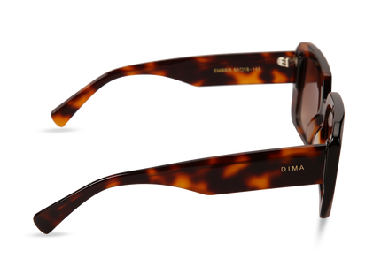 Eydology Ember Tortoise Frame Brown Gradient Lens Sunglasses 3