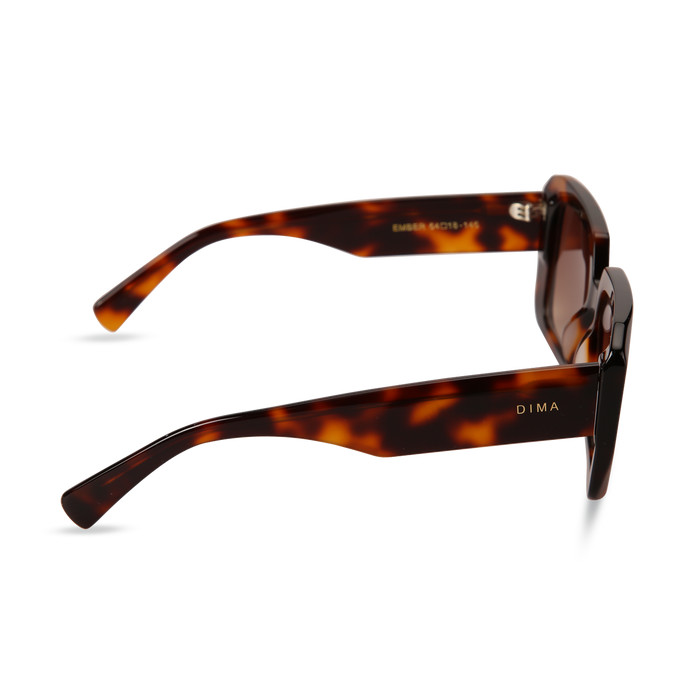 Eydology Ember Tortoise Frame Brown Gradient Lens Sunglasses 3
