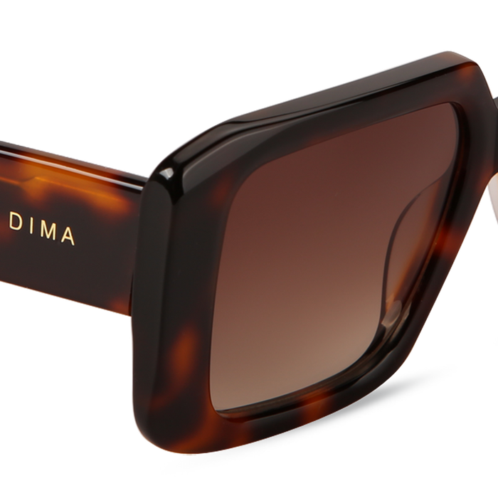 Eydology Ember Tortoise Frame Brown Gradient Lens Sunglasses 4