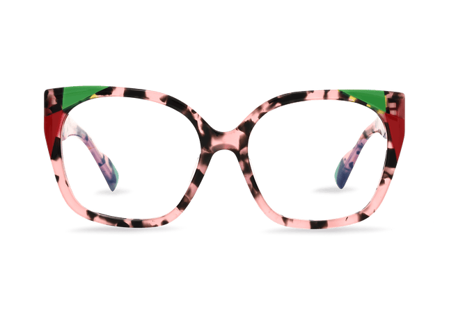 Eydology Emerie Pink Tortoise Glasses 1