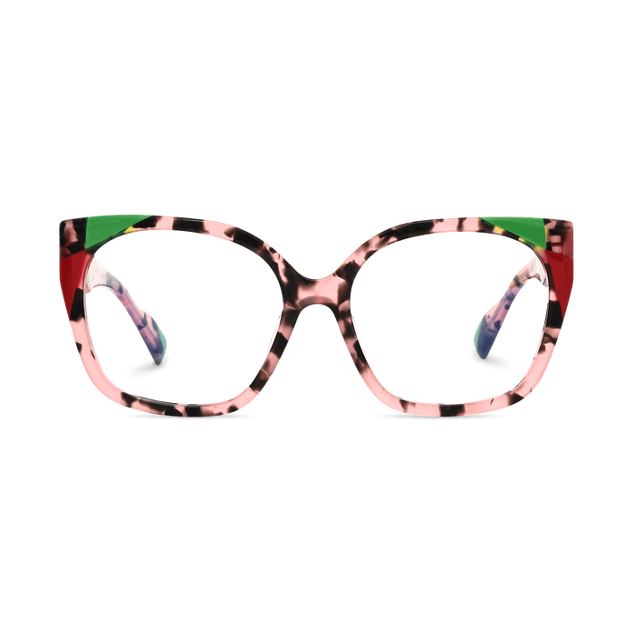 Eydology Emerie Pink Tortoise Glasses 1