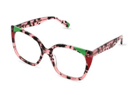 Eydology Emerie Pink Tortoise Glasses 2