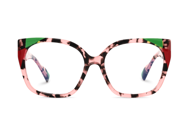 Eydology Emerie Pink Tortoise Glasses 2