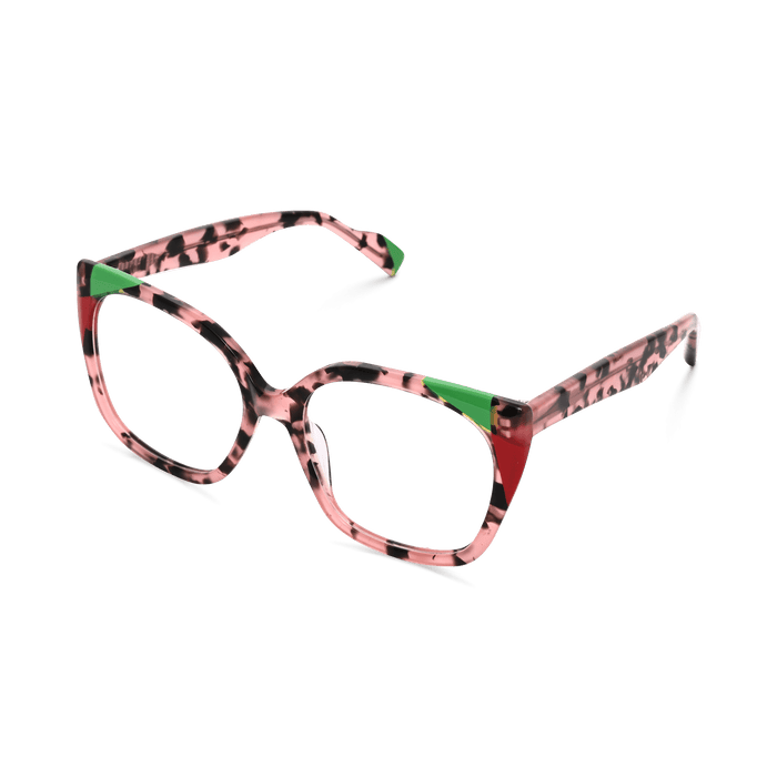 Eydology Emerie Pink Tortoise Glasses 2