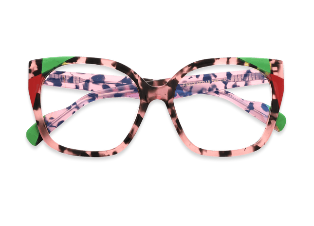 Eydology Emerie Pink Tortoise Glasses 3