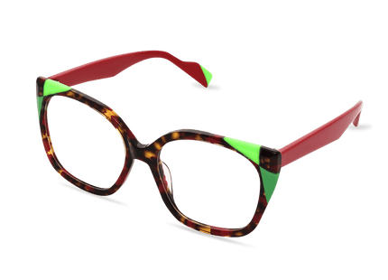 Eydology Emerie Red Glasses 2