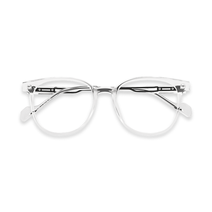 Eydology Emmalynn Clear/Black Glasses 1