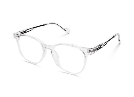 Eydology Emmalynn Clear/Black Glasses 3