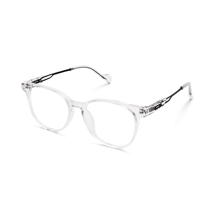 Eydology Emmalynn Clear/Black Glasses 3