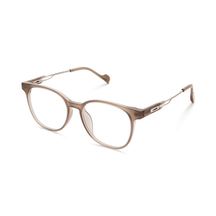 Eydology Emmalynn Muddy Brown/Silver Glasses 3