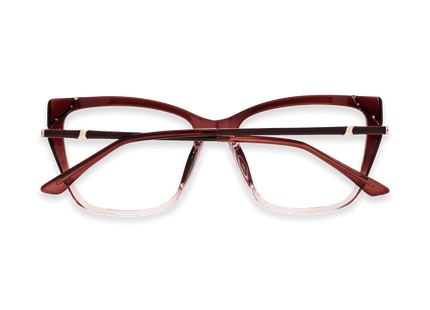 Eydology Esme Gradient Red Glasses 4