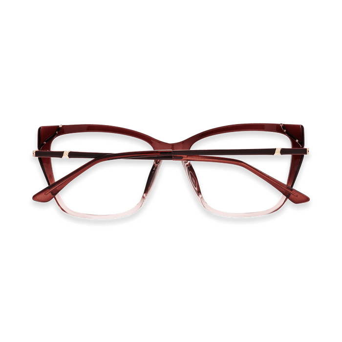 Eydology Esme Gradient Red Glasses 4