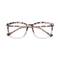 Eydology Etta Crystal Pink Black Tortoise Glasses 1