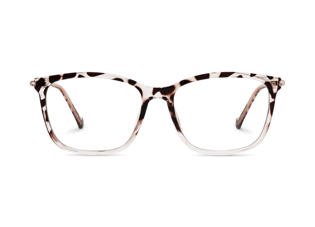 Eydology Etta Crystal Pink Black Tortoise Glasses 2