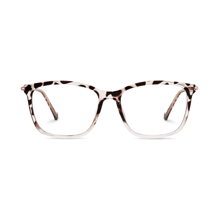 Eydology Etta Crystal Pink Black Tortoise Glasses 2