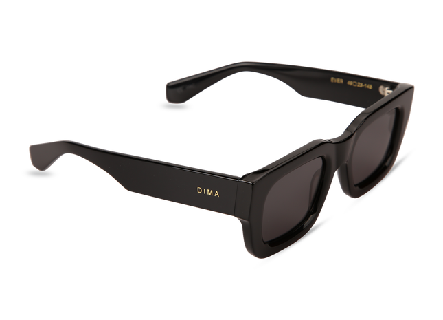 Eydology Ever Black Frame Grey Lens Glasses 2