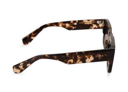 Eydology Ever Espresso Tortoise Frame Grey Lens Glasses 3