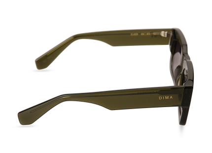 Eydology Ever Green Frame Grey Gradient Lens Glasses 3