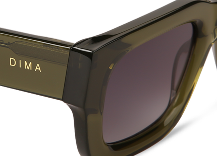 Eydology Ever Green Frame Grey Gradient Lens Glasses 4