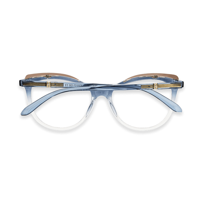 Eydology Everly Gradient Blue Glasses 4