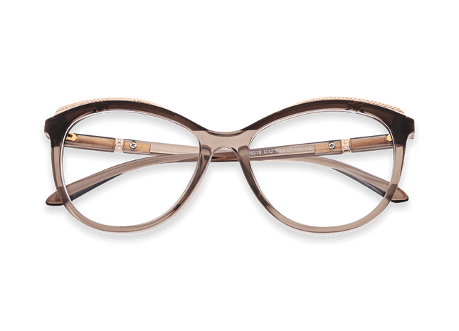 Eydology Everly Semi Brown Glasses 1