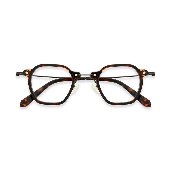 Eydology Foster Amber Tortoise Glasses 1
