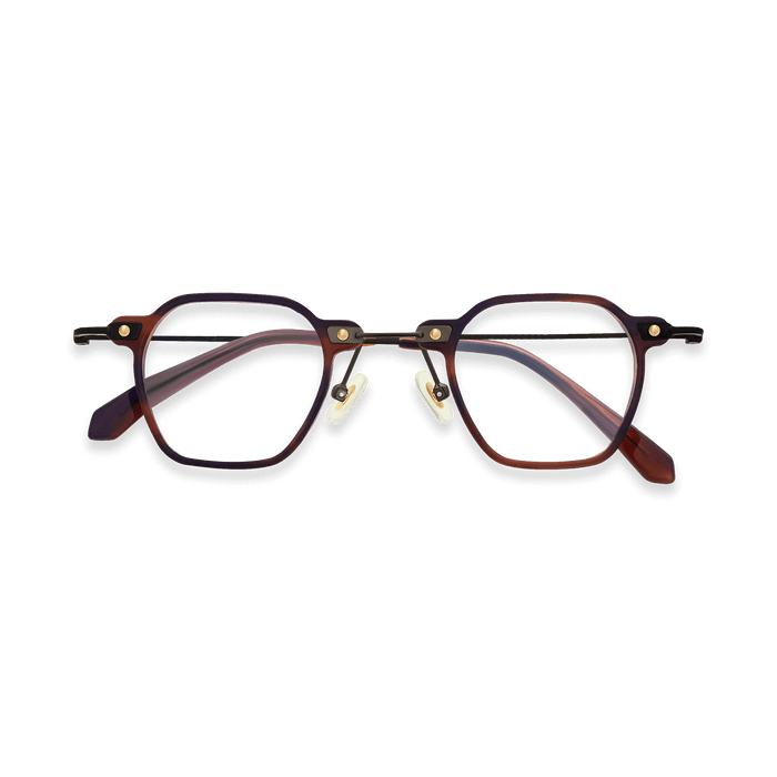 Eydology Foster Blue Havana Glasses 1