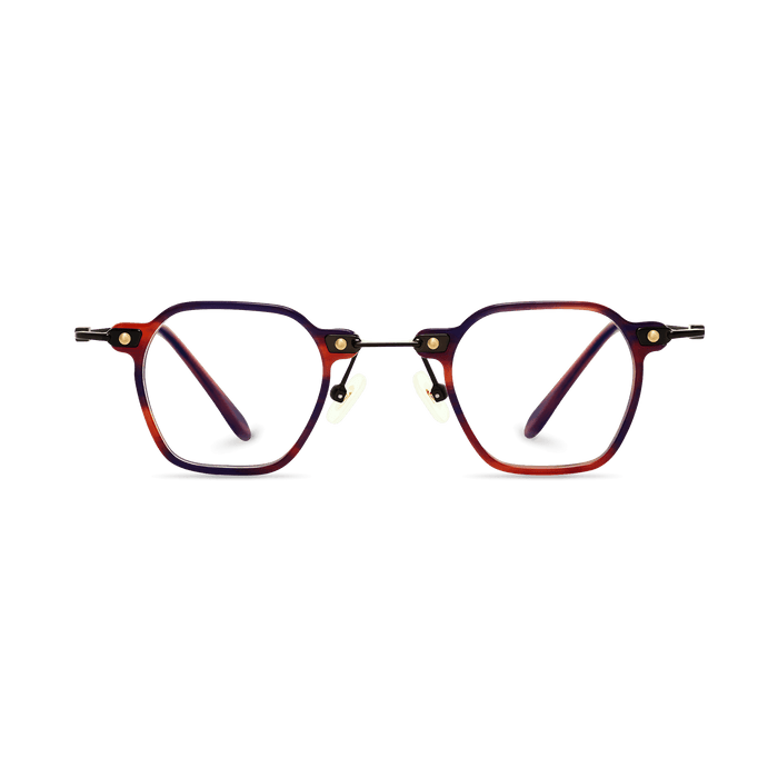 Eydology Foster Blue Havana Glasses 2