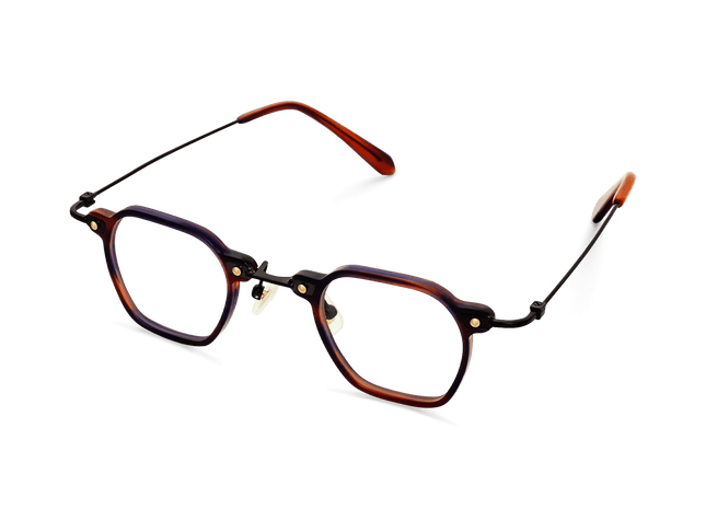 Eydology Foster Blue Havana Glasses 3