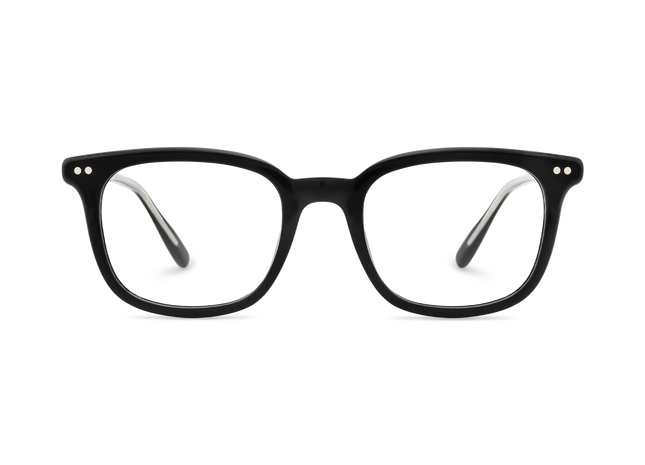 Eydology Frankie Black Square Men's Glasses 2