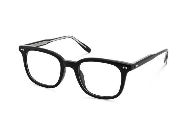 Eydology Frankie Black Square Men's Glasses 3