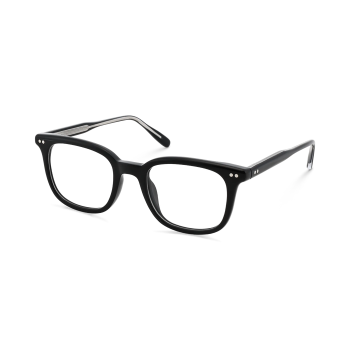 Eydology Frankie Black Square Men's Glasses 3