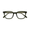 Eydology Frankie Crystal Bottle Green Square Men's Glasses 1