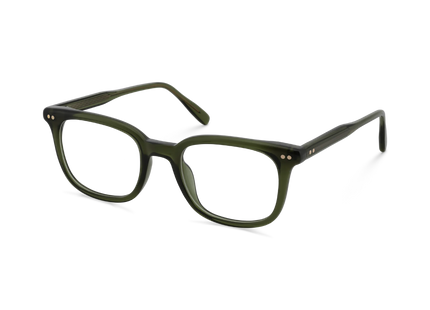 Eydology Frankie Crystal Bottle Green Square Men's Glasses 3