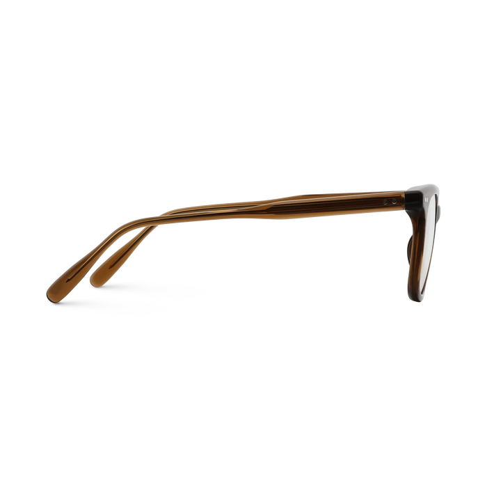 Eydology Frankie Crystal Dark Brown Square Men's Glasses 4