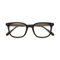 Eydology Frankie Crystal Dark Grey Square Men's Glasses 1