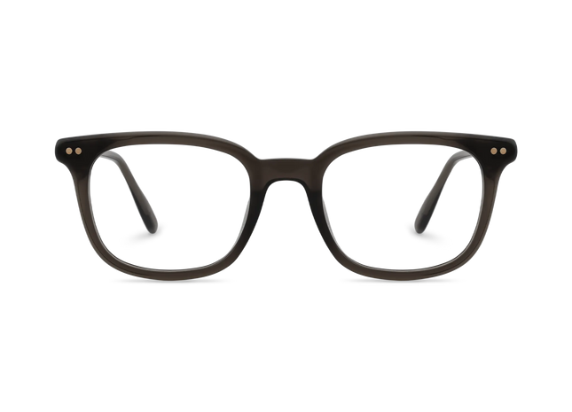 Eydology Frankie Crystal Dark Grey Square Men's Glasses 2