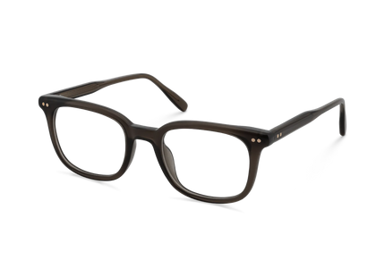 Eydology Frankie Crystal Dark Grey Square Men's Glasses 3