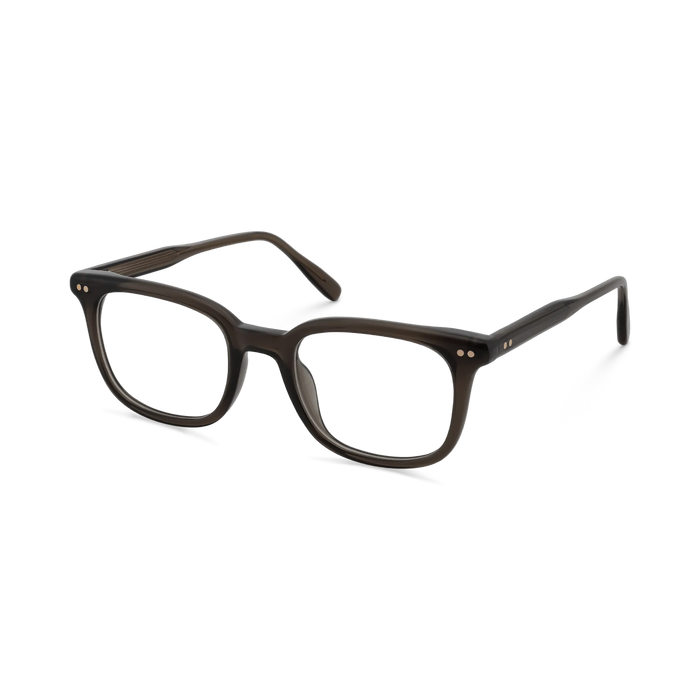 Eydology Frankie Crystal Dark Grey Square Men's Glasses 3