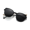 Eydology Freya Silver and Black Polarized Grey Lens Clip on Sunglasses 1