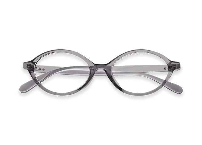 Eydology Gage Transparent Grey Glasses 1