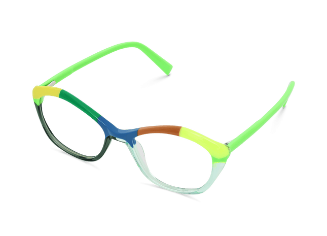Eydology Giavanna Green Glasses 2