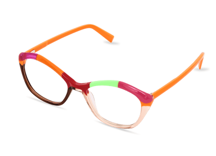 Eydology Giavanna Orange Glasses 2