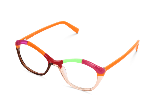 Eydology Giavanna Orange Glasses 2
