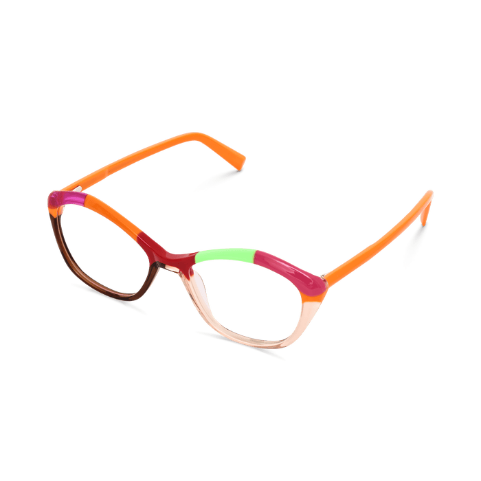 Eydology Giavanna Orange Glasses 2