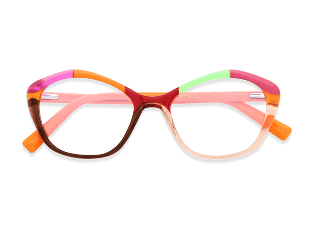 Eydology Giavanna Orange Glasses 3