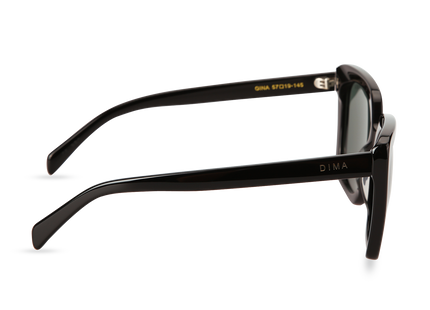 Eydology Gina Black Frame G15 Lens Sunglasses 4