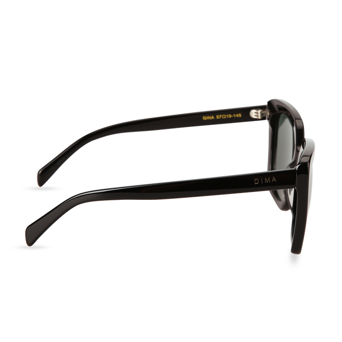 Eydology Gina Black Frame G15 Lens Sunglasses 4